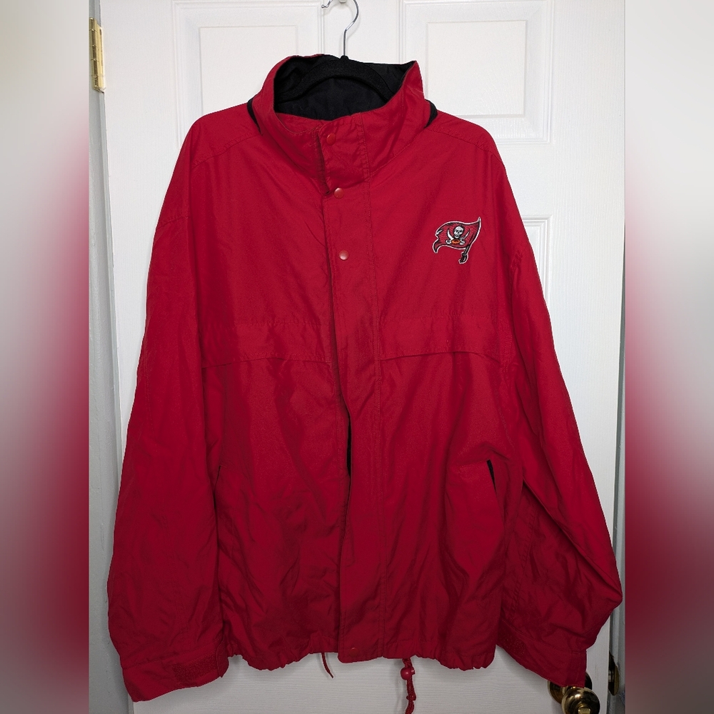 Vintage Tampa Bay Buccaneers NFL Windbreaker Jacket Size 2XL